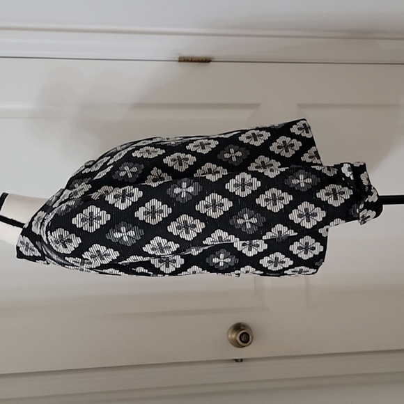 Sigrid Olsen Size 12 Black & Gray Floral Brocade Fitted Jacket Blazer, EUC - Picture 8 of 16